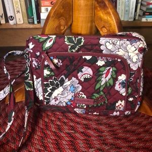 Vera Bradley Floral Multi Pocket Crossbody